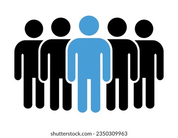 Symbol, people icon. vector file.