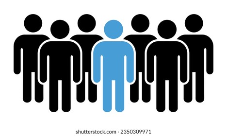 Symbol, people icon. vector file.