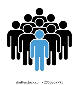 Symbol, people icon. vector file.