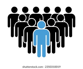 Symbol, people icon. vector file.
