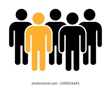 Symbol, people icon. vector file.