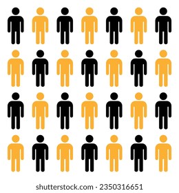 Symbol, people icon. vector file.
