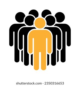 Symbol, people icon. vector file.