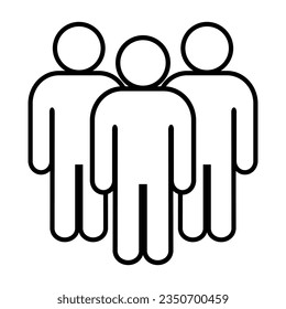 Symbol, people icon. vector file.