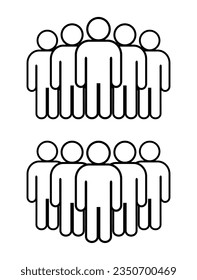 Symbol, people icon. vector file.