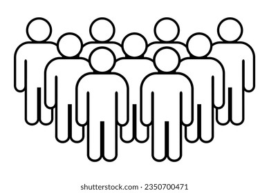 Symbol, people icon. vector file.