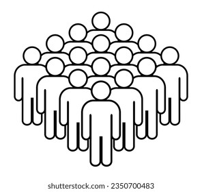 Symbol, people icon. vector file.