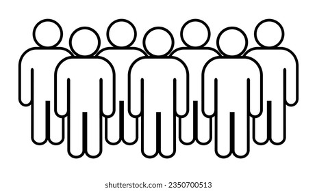 Symbol, people icon. vector file.