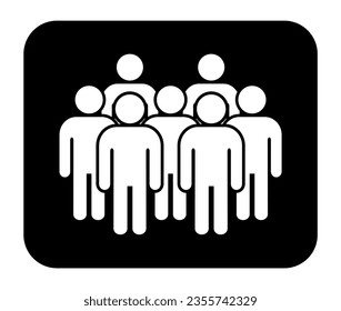 Symbol, people icon. vector file.