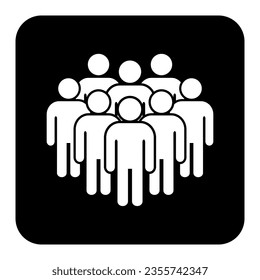 Symbol, people icon. vector file.