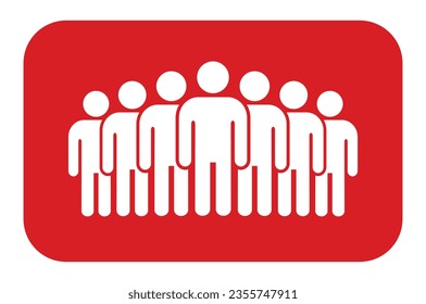 Symbol, people icon. vector file.