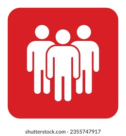 Symbol, people icon. vector file.
