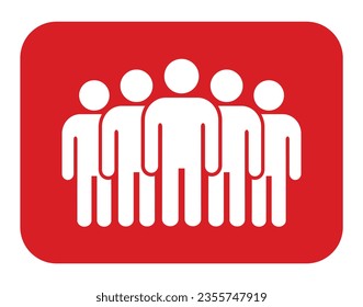 Symbol, people icon. vector file.