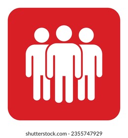 Symbol, Leute Symbol. Vektordatei.