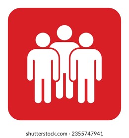 Symbol, people icon. vector file.