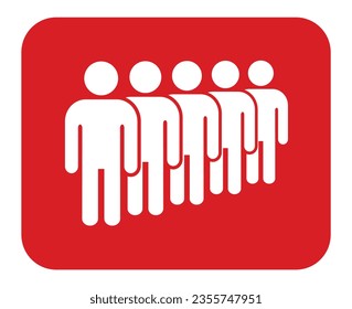 Symbol, people icon. vector file.
