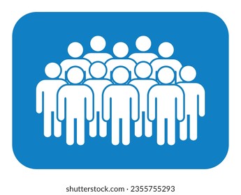 Symbol, people icon. vector file.