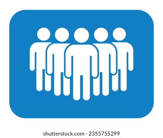 Symbol, people icon. vector file.