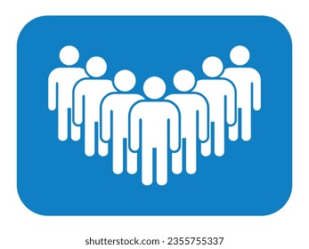 Symbol, people icon. vector file.