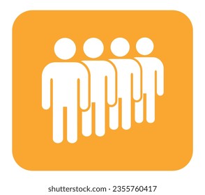 Symbol, people icon. vector file.