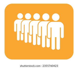 Symbol, people icon. vector file.