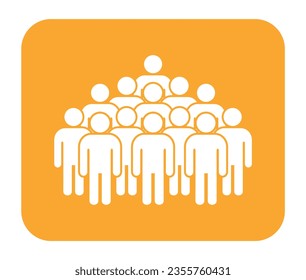 Symbol, people icon. vector file.