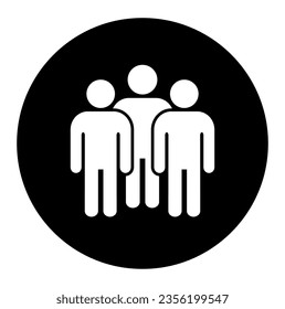 Symbol, people icon. vector file.