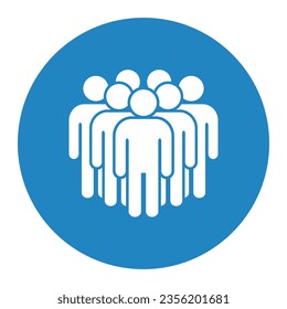 Symbol, people icon. vector file.