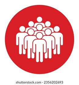 Symbol, people icon. vector file.
