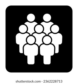 Symbol, people icon. vector file.