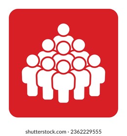 Symbol, people icon. vector file.