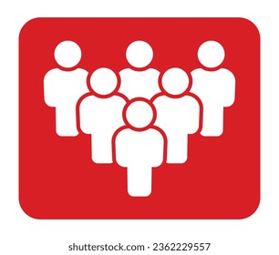 Symbol, people icon. vector file.