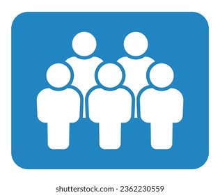Symbol, people icon. vector file.