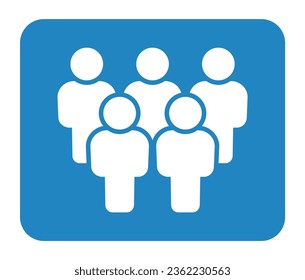 Symbol, people icon. vector file.