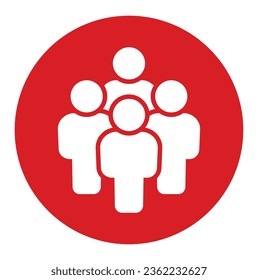Symbol, people icon. vector file.