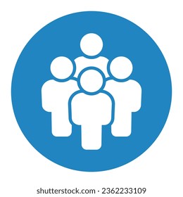 Symbol, Leute Symbol. Vektordatei.