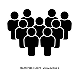 Symbol, people icon. vector file.