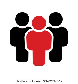Symbol, people icon. vector file.