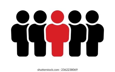 Symbol, people icon. vector file.