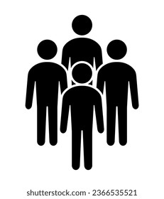 Symbol, people icon. vector file.