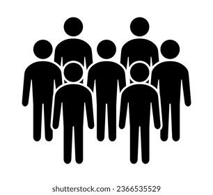 Symbol, people icon. vector file.