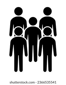 Symbol, people icon. vector file.