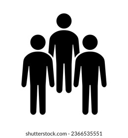 Symbol, people icon. vector file.