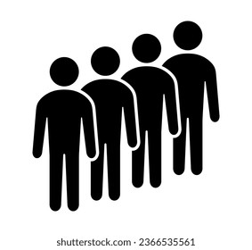 Symbol, people icon. vector file.