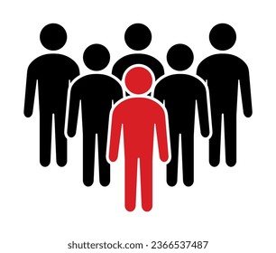 Symbol, people icon. vector file.