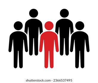 Symbol, people icon. vector file.