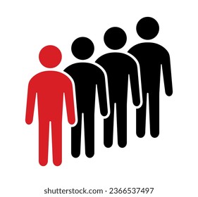 Symbol, people icon. vector file.