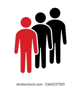 Symbol, people icon. vector file.