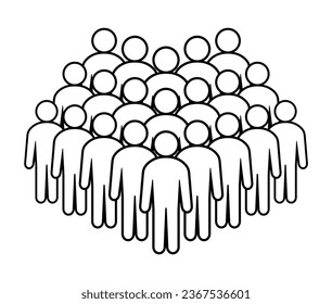 Symbol, people icon. vector file.