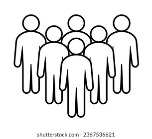 Symbol, people icon. vector file.